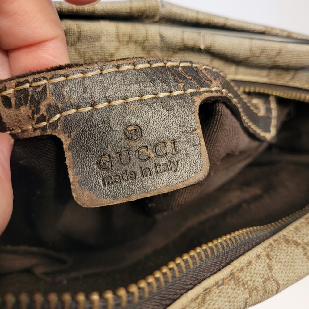 Gucci GG Supreme Coated Canvas Crossbody Bag AS-IS - Picture 12 of 15